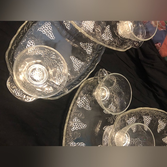 Serva-Snack Anchor Hocking Glass 4pc set - Picture 5 of 12